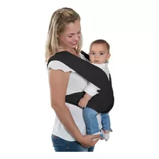 Baby Sling Wrap Canguru Carregador Para Bebê - Preto