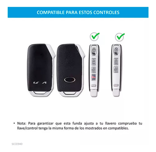 Carcasa Funda Llave Control Para Kia Ceed 2019 Foto 5