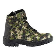 Botas Camuflaje Militar Botin Senderismo Cosidas Comodas 