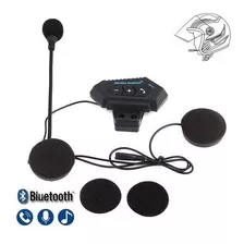 Auricular Manos Libres Para Casco Moto Microfono Bluetooth