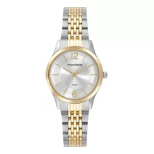 Relógio Mondaine Feminino 32698lpmvbe2 Dourado E Prata