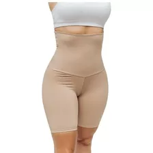 Bermuda Feminina Nude Bege Compressão Modeladora 