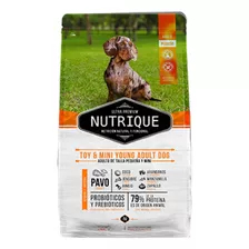 Alimento Nutrique Ultra Premium Toy & Mini Young Adult Para Perro Adulto De Raza Mini Y Pequeña Sabor Pavo Y Cerdo En Bolsa De 3 kg