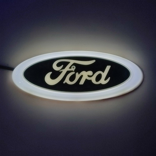 Logo Led Ford 3 D Luz Blanca Foto 2