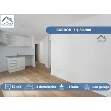 Apartamento En Alquiler 2 Dormitorios En Cordón Con Garaje 