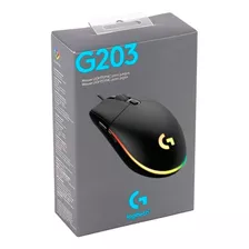 Mouse G203 Logitech Gamer Lightsync Hasta 8000 Dpi 6 Botones