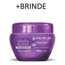 Máscara Matizadora Safira Blond Oriente Life 300g + Brinde