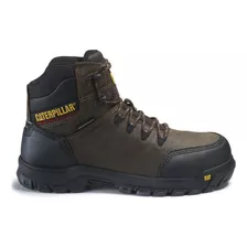 Bota Cat Marron Industrial Hombre Resorption Ct Wp Seal P909