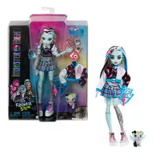 Monster High Muñeca Frankie Moda Con Accesorios