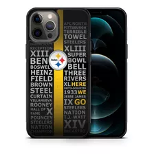 Funda Para iPhone Pittsburgh Steelers Arte Acereros