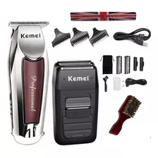 Kit Profissional Acabamento Kemei 9163 Shaver Km1102