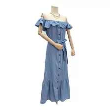 Vestido Jean Primavera Verano Oz3021