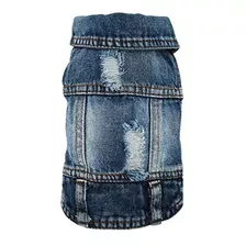 Ropa Para Mascotas Chaqueta De Jeans Para Perros Abrigo De M