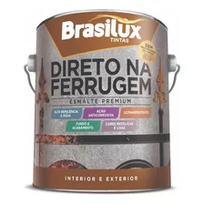 Tinta Para Ferro E Metais Direto Na Ferrugem 900ml Cor Prata