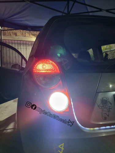 Focos Led De Reversa Para Chevrolet Spark/beat Foto 4