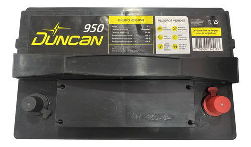 Bateria Duncan 48r-950 Bmw  323 I Foto 2