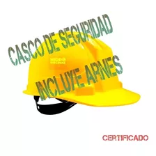Casco Seguridad Certificado C/ Arnés Regulable Rueda Fravida Color Amarillo