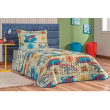 Colcha Infantil Solteiro Dupla Face 1,60x2,40 Bouti 2 Peças 