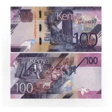 Cédula Fe Estrangeira 100 Shillings Quênia 