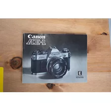 Canon Ae-1 Manual Original Vintage Instructivo Coleccion 