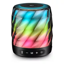 Lfs Altavoz Bluetooth Con Luces, Altavoz Portátil Con Pote.