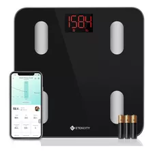 Báscula Inteligente Etekcity Scales C/wifi/bluetooth - Negro