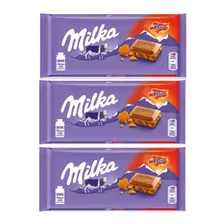 Kit C/ 3 Un. Chocolate Milka Daim 100g - Chocolate Importado