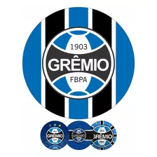 Painel Redondo Em Tecido Sublimado Grêmio - 150cmx150cm