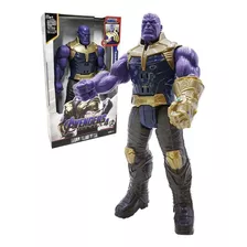 Boneco Thanos 30 Cm Articulado C/ Som Vingador Articulado