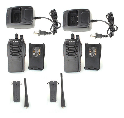 2 Radios Baofeng Bf-888s Walkie Talkie 2 Vas Uhf 16 Canales Foto 4