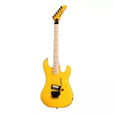 Kramer Baretta Kbvbbf1 Bby Guitarra Eléctrica Trémolo Yellow Color Amarillo Material Del Diapasón Arce Orientación De La Mano Diestro