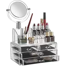 Archy Organizador De Maquillaje Con Espejo Caja Cosmeticos