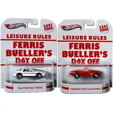 Hot Wheels, Set Retro Ferrari 250 & Pontiac Fiero