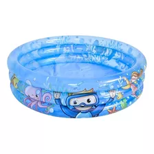 Piscina Infantil Jilong Tres Aros Sirenas 99x23cm Jl51031