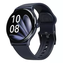 Haylou Solar Lite Smartwatch, 1,38 Gran Pantalla A Color, Bisel Circular Metálico, Bluetooth 5,3, Ip68, Control Táctil Y Botón Lateral, Carátulas Personalizadas, Azul Oscuro