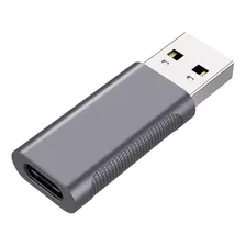 Adaptador Usb-c Hembra A Usb 3.0 Macho | Gris / Universal