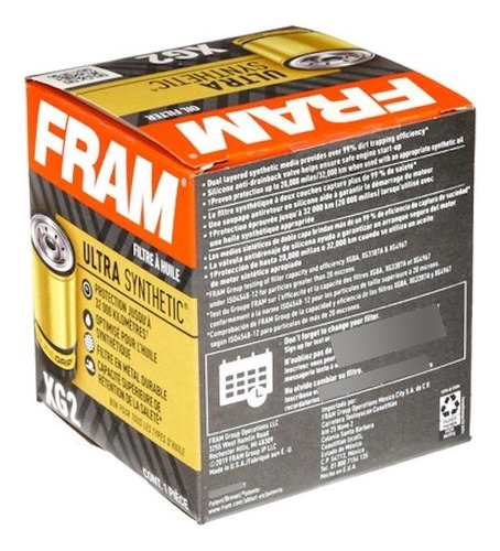 Filtro Aceite Fram Xg2 Ford F-150 Heritage 2004 Foto 2