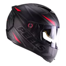 Capacete Moto Peels Icon Fast Preto Fosco Com Viseira Solar