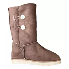 Botas Australianas Corderito 35 Al 42 Botones Calentitas