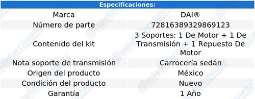 Rep Sop Motor+ Sop Motor/ Caja 207 Compact L4 1.4l 09 Dai Foto 2