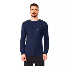 Suéter Tricô Colcci Slim Ou24 Azul Darkness Masculino