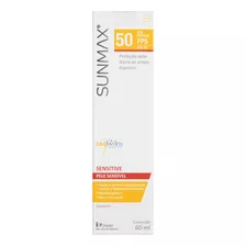 Protetor Solar Sunmax Fps 50 Sensitive 1 Unidade De 60 Ml