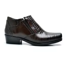 Bota Masculina Jungle Couro Legítimo Cano Baixo