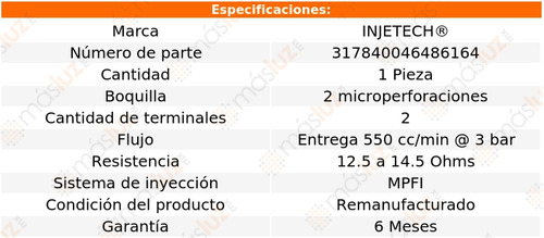 1) Inyector Combustible Sunfire L4 2.2l 00/02 Injetech Foto 4