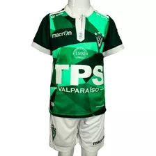 Kit Bebé Camiseta Short Santiago Wanderers 2017 Titular