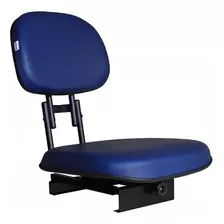 Kit 2 Cadeiras Barco Giratórias Azuis - Ajuste 25-50cm