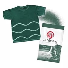 El Caballito Colorante Para Ropa Verde Esmeralda 16g