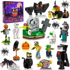 Set De Construcción De Halloween, Figuras De Calabaza,...