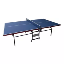 Mesa De Ping Pong Tissus Luxor Fabricada En Mdf Color Azul