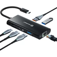 Hub Usb C, Adaptador Utechsmart 6 En 1 Usb C A Hdmi Con 1...